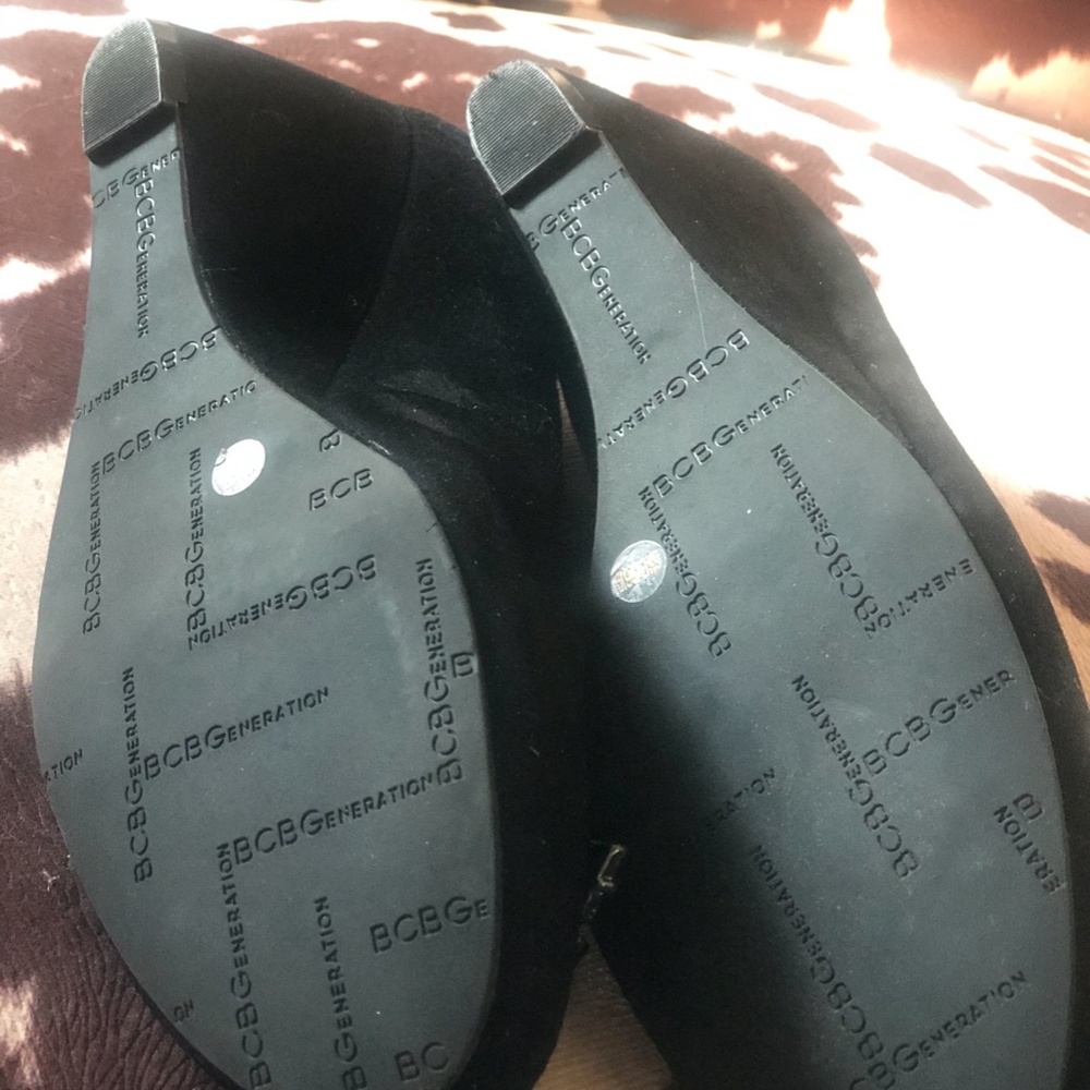 Bcbgeneration Black Suede Wedge - image 4